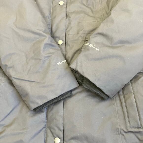 Eddie Bauer Womens Sz L Superior III Stadium Parka Down Filled Waterproof Black - Picture 13 of 16